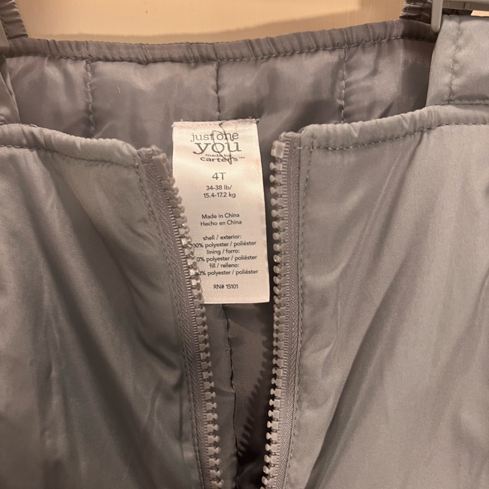 Grey Toddler Snow Suit. Gender Neutral. - Picture 2 of 2